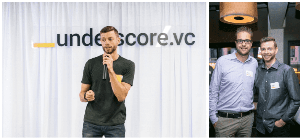 Right Image: Dries Buytaert (left) & DB Hurley (right) engaging at an Underscore Core event