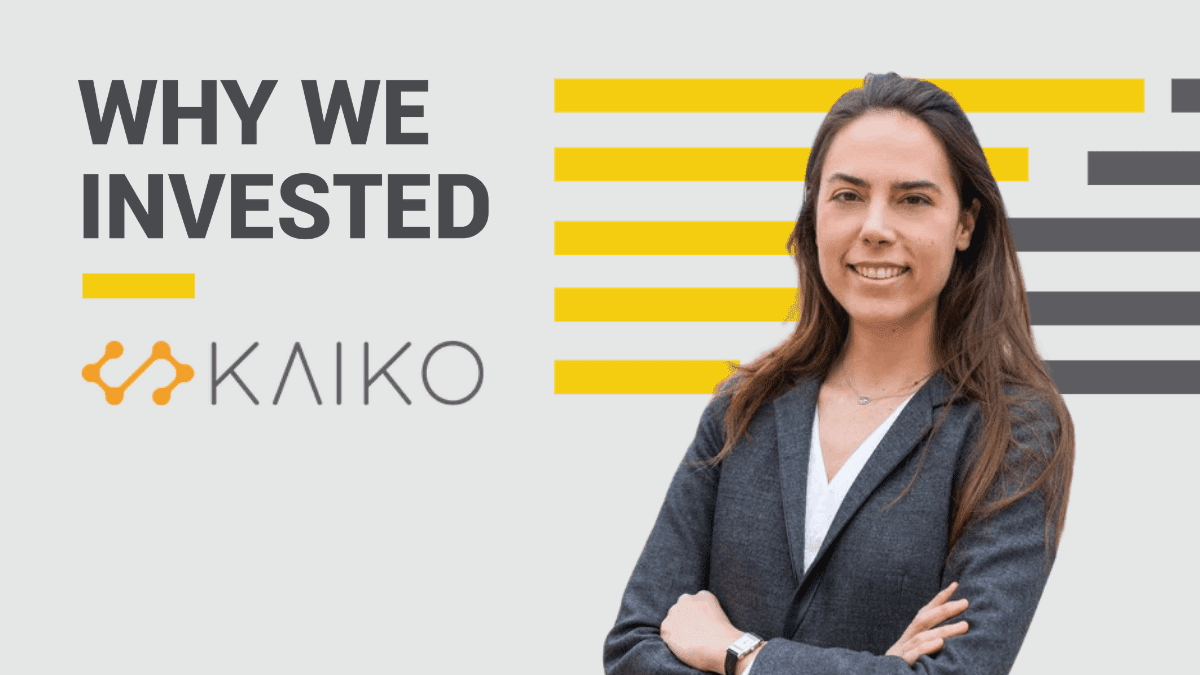Why We Invested in Kaiko, the Leading Provider of Digital Assets